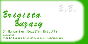 brigitta buzasy business card